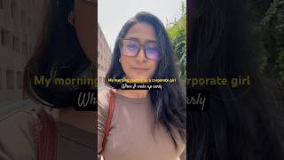 Morning routine dailyvlogs corporatevlog officediaries morninghabits morningroutine minivlog [upl. by Pilif58]