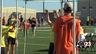 Video Owasso High School hosts annual event the Amazing Games [upl. by Ahseyi]