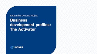 Business development profiles The Activator [upl. by Sihonn226]