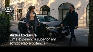 Virtus Exclusive  Experiência superior em sofisticação  VW Brasil [upl. by Idnahk]