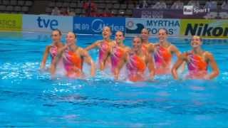 Nuoto Sincronizzato  Mondiali Barcellona 2013  Squadra Tecnica Italia [upl. by Arni]