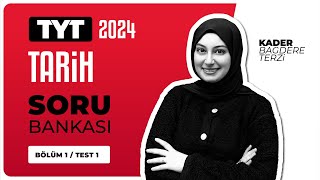 TYT Tarih Soru Bankası Bölüm 01 Test 01 Soru Çözümleri [upl. by Nahsed]