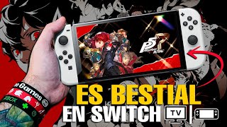 ASÍ de BRUTAL ES y se ve PERSONA 5 Royal EN SWITCH 🎮 GAMEPLAY DockPortátil e IMPRESIONES [upl. by Edylc104]