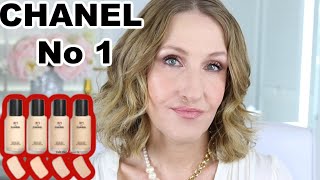 CHANEL NO 1 FOUNDATION REVIEW AND WEAR TEST ON MATURE OILY SKIN [upl. by Milak]