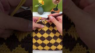 Crochet bag pattern sharingComplete tutorial click up [upl. by Yevi73]