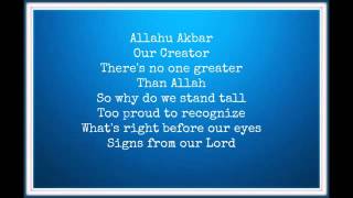 ALLAH made everything lyrics [upl. by Mendy]