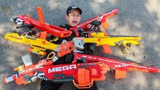 LTT Game Nerf War  Winter Warriors SEAL X Nerf Guns Fight Gang Rocket Person Shooter Purge [upl. by Wylen]