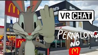 Pernalonga fazendo pedido no McDonalds pra gringo vrchat curta meme [upl. by Garvin]