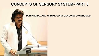 CONCEPTS OF SENSORY SYSTEM  PART 8 PERIPHERAL AND SPINAL CORD SENSORY SYNDROMES [upl. by Hawken6]