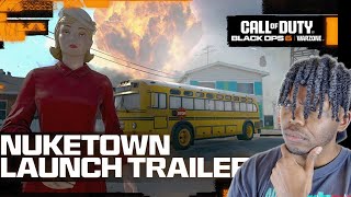 Nuketown Launch Trailer  Call of Duty Black Ops 6 REACTION [upl. by Uolyram632]