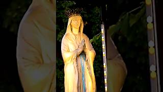 Our Lady of Lourdes Rosary Candlelight Procession France  Immaculate Conception Virgin Mary [upl. by Euqinor]