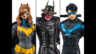 Batman DC Rebirth BuildABatmobile Full Wave DC Multiverse Set of 3 Action Figures Mcfarlane Toys [upl. by Airdnaz]