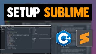 Setup Sublime Text for C 🤩  Windows 🚀 [upl. by Allain]