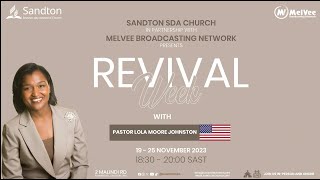 SandtonSDA Church Revival Week Day 2  20 November 2023 [upl. by Henrie]