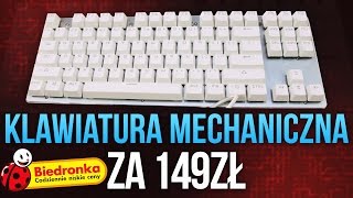 Klawiatura Mechaniczna Hykker z Biedronki za 149 ZŁ [upl. by Urbanus]