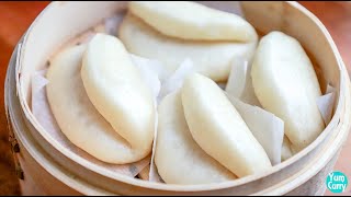 Steamed Bao Buns Recipe  How To Make Bao Buns  with veg and non veg stuffings [upl. by Tilda]