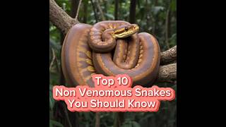 10 NonVenomous Snakes You Should Know  Fascinating Snake Factsquot [upl. by Darnall]