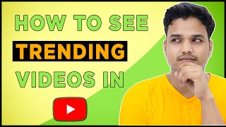 How to See Trending Videos on Youtube [upl. by Icat870]