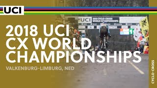 2018 UCI Cyclocross World Championships  ValkenburgLimburg NED  Men Elite [upl. by Kimmy163]