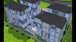 The Sims Mobile  Landgraab Towers 🏢 FourStorey ApartmentsFlats At Landgraab  4K 🎥 PLAN  TOUR [upl. by Rahab]