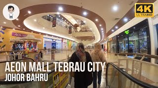 Walking In Aeon Tebrau City  JB Megamall  Johor Bahru Malaysia  Walking Tour 2022 4K [upl. by Wildermuth]