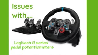 Logitech G series pedal issue  solved with 3DRAP replacement potentiometer [upl. by Keir341]