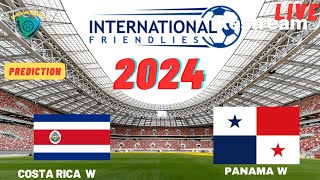 Costa Rica vs Panama Live Stream FIFA Womens International Friendly 2024 Commentary Score [upl. by Nagad]