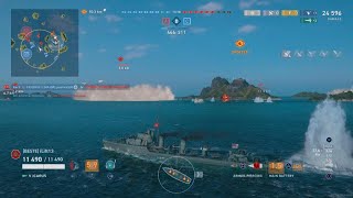 WoWs Legends Ep312 Feat No AI [upl. by Ainafets91]