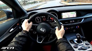 2024 Alfa Romeo Stelvio Veloce POV Drive Impressions  A Secret Ferrari SUV [upl. by Annabella]