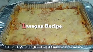 Lasagna Recipe without oven Jolina Dilag Tv [upl. by Eneleh]