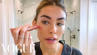 Madison Beer’s Guide to Soap Brows and Easy Blush  Beauty Secrets  Vogue [upl. by Rehm]