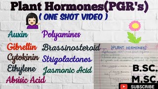 What are Plant Hormones Types of Plant Growth Regulators PolyaminesBrassinosteroidsPGR [upl. by Simonetta199]