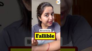 Fallible Word Meaning EnglishVocab [upl. by Noemis]