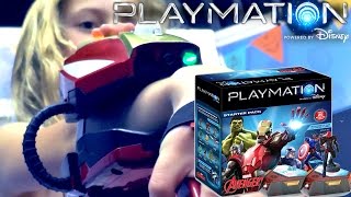 Disney Playmation  Avengers Starter Pack HandsOn Review [upl. by Aihtak438]