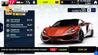 Asphalt 9  Arrinera Hussarya 33 Car  Maximum  Upgrade  Walkthrough 2024 asphalt [upl. by Britney990]