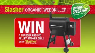 The Slasher® Organic Weedkiller  SPRING GIVEAWAY [upl. by Barbara331]