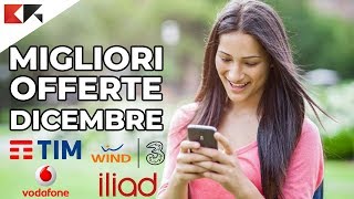 Offerte passa a TIM VODAFONE WIND e TRE di DICEMBRE 2018 [upl. by Aleihs]