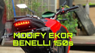 MODIFY EKOR BENELLI 150s [upl. by Eaned823]