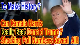 Can Harris Set to Make History Will She Really Beat Donald Trump  Shocking Poll Numbers Reveal All [upl. by Ado]