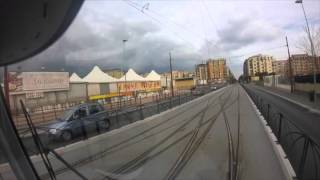 Palermo  Il tram visto dalla GoPro [upl. by Yroc]