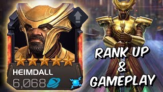 5 Star Heimdall Rank Up amp Gameplay  Marvel Contest of Champions [upl. by Jamil200]