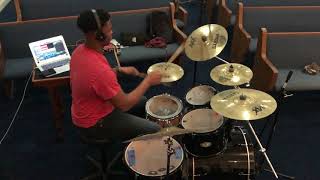 Tasha Cobbs  Happy Drum Cover [upl. by Yrehc87]