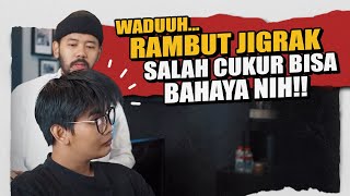 SALAH CUKUR LANGSUNG ANCUR RAMBUT LURUS PALING SUSAH DIATUR [upl. by Anoiuq5]