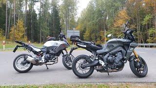 BMW F900 XR vs Tracer 9 GT wrażenia z jazdy Fabiq Moto 2262 [upl. by Erreip]