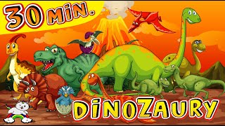 Prezentacja 10 najpopularniejszych dinozaurów dla dzieci przedszkolaków uczniów film edukacyjny [upl. by Iam]