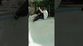 Tristan Rennie scores a backyard pit nestled away in the Hollywood Hills skateboarding platfrm [upl. by Rorie]