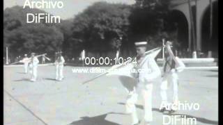 Desfile militar en la Escuela de Mecanica de la Armada 1968 [upl. by Bussy82]