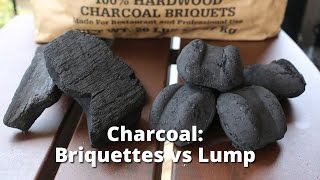 Charcoal Briquette vs Lump  Choosing the Right Charcoal for Grilling and Smoking [upl. by Neill]