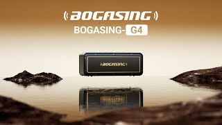 BOGASING G4 Bluetoothスピーカー 50W迫力大音量サウンド 重低音強化 24時間連続再生 DSP技術 IPX7防水 TWS Bluetooth53 USBC AUX TFカード [upl. by Ahsinned]