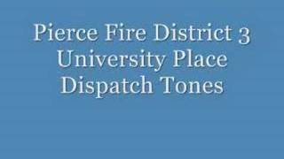 Pierce Fire District 3 Dispatch Tones [upl. by Ahsok694]